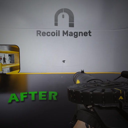 LEWIS-GUN recoil pattern after using Recoil Magnet